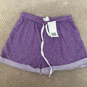 NEW purple lounge shorts